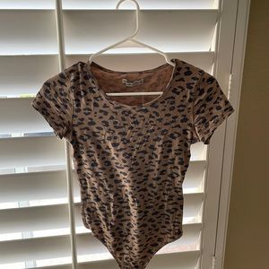 Cheetah bodysuit. Size X small